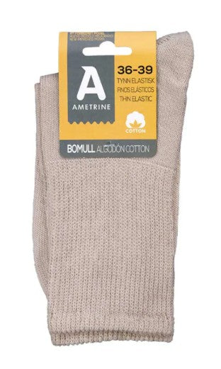 Ametrine Tynn Bomullsokk