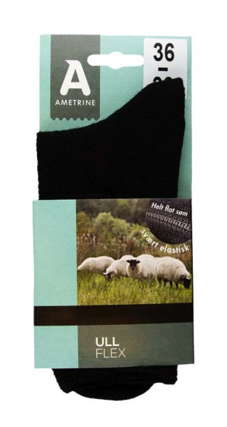 Ametrine Ull Flex – Tynn ullsokk uten søm